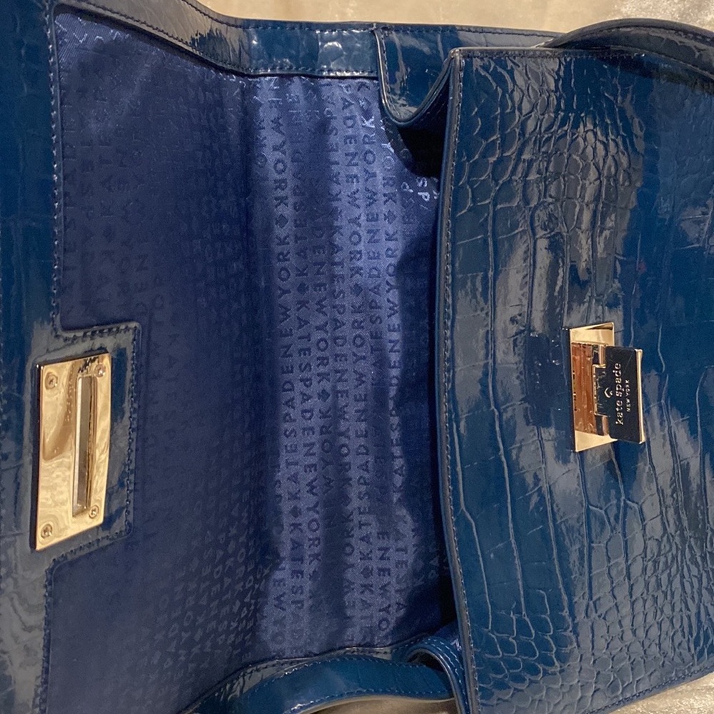Navy Blue Kate Spade Purse - Picture 7 of 8